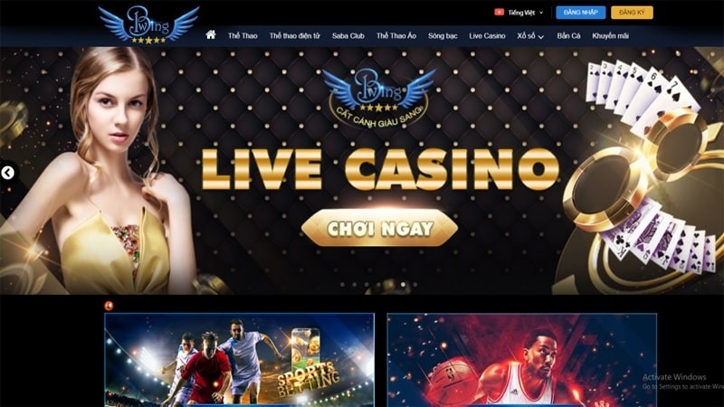 Bwing Live Casino: Đắm chìm trong không gian sòng bài thực tế tại nhà
